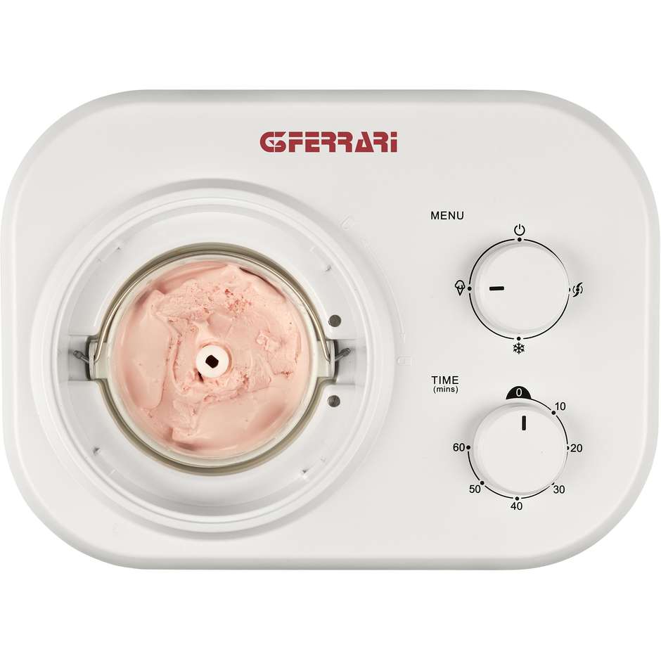 G3 Ferrari NEVE Gelatiera compressore Capacita 1 Lt Potenza 100 W Colore Bianco