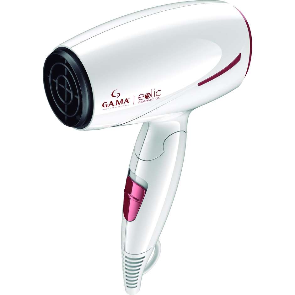 GA.MA GH0205 Phon Asciugacapelli Professionale Rapido 1600 W Nero Opaco
