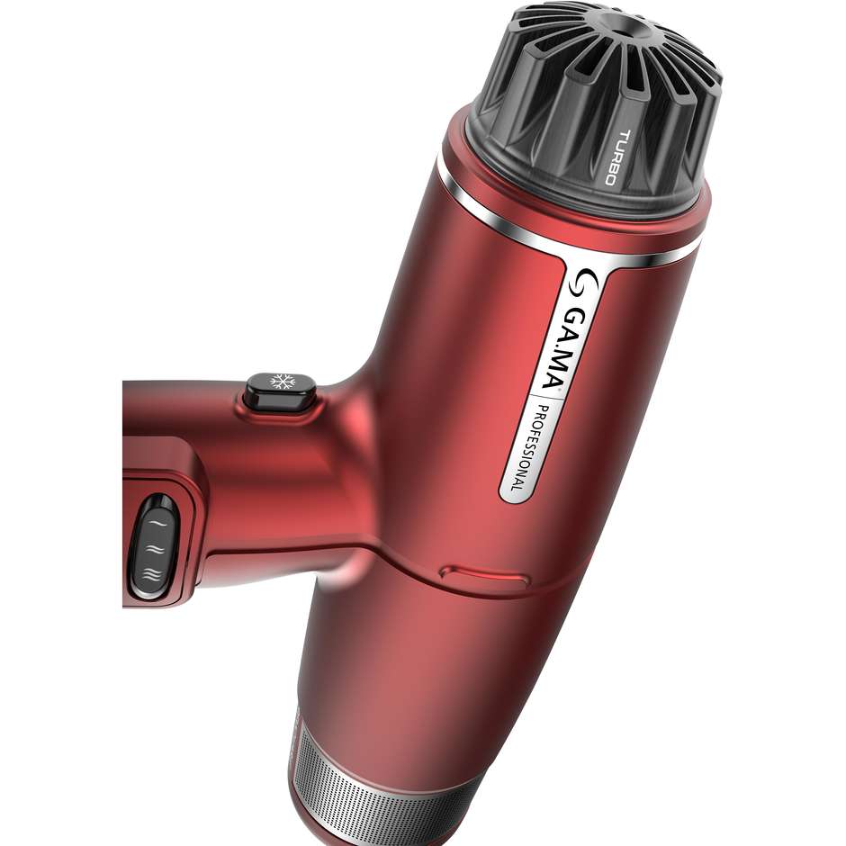 GA.MA iQ Lite PH6030RD Asciugacapelli Professionale Brushless 110.000 Giri/min 1500 W Rosso