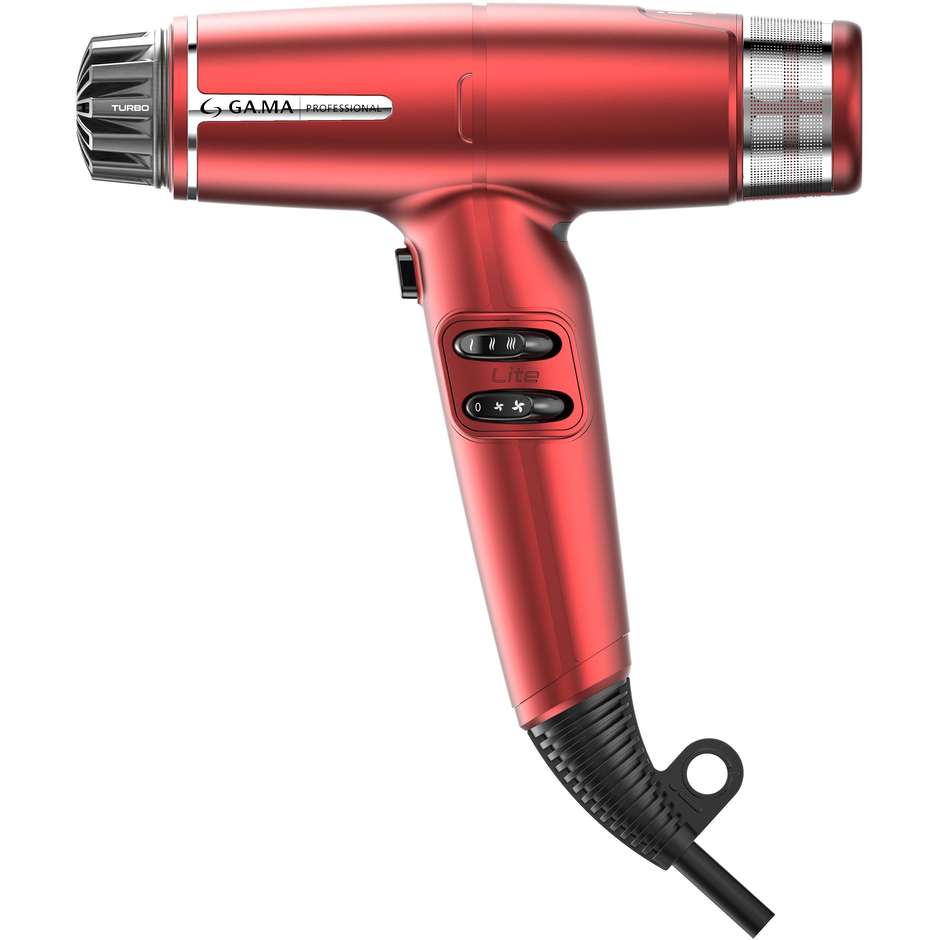 GA.MA PH6030RD iQ Lite Asciugacapelli Professionale Ultraleggero Brushless 1500 W Rosso