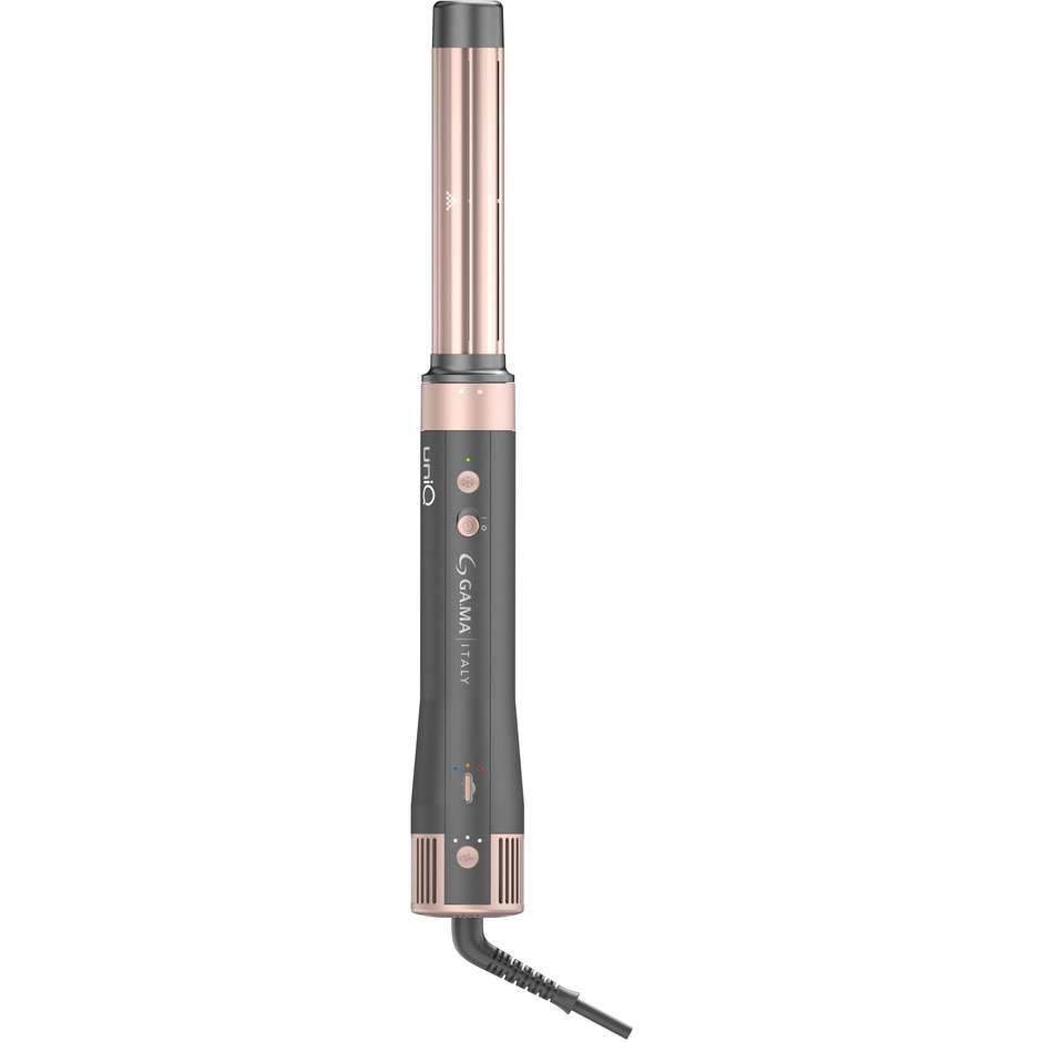 GA.MA UniQ Aura GH0113 Multistyler Airflow 4 in 1 ad Aria Calda 1500 W Grigio e Rosa