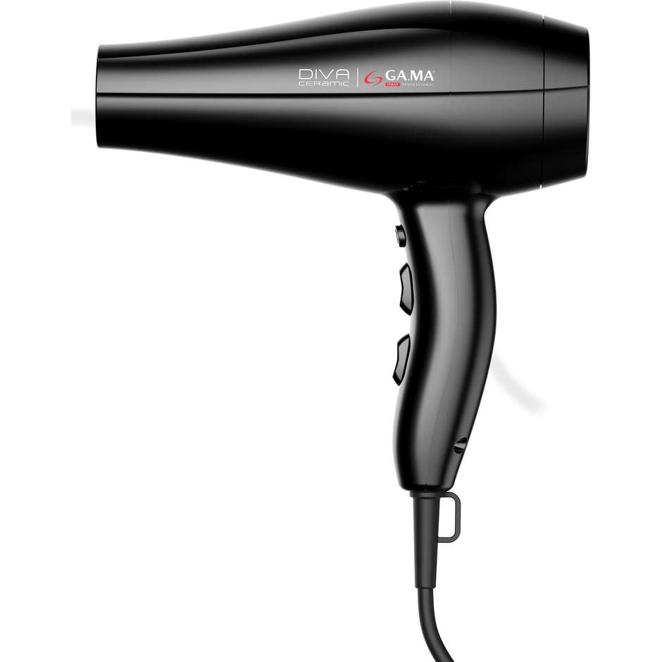 Gama GH3535 Phon Diva Ceramica 2300 W + Accessori Colore Nero