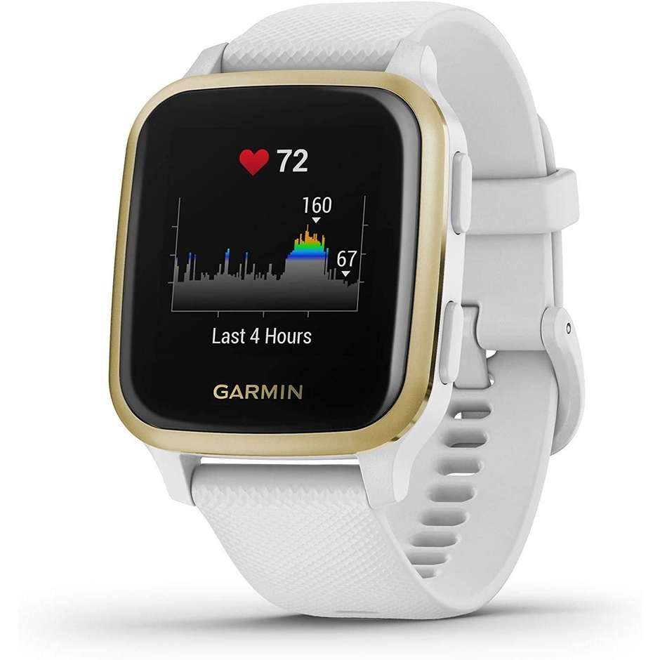 Garmin 010-02427- Venu SQ Smartwatch 1,3" GPS Cardio Ossigenazione colore bianco