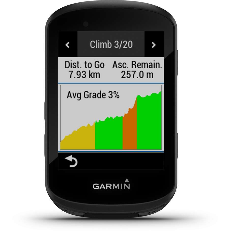 Garmin Edge Ciclocomputer 2.6" GPS Wireless Colore Nero