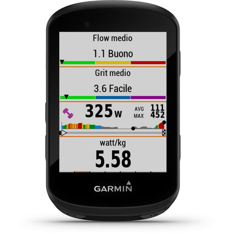 Garmin Edge Ciclocomputer 2.6" GPS Wireless Colore Nero