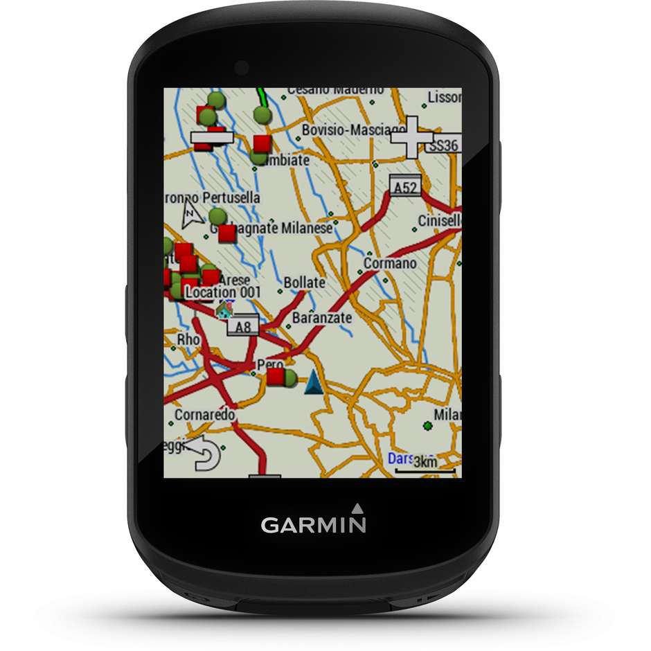 Garmin Edge Ciclocomputer 2.6" GPS Wireless Colore Nero