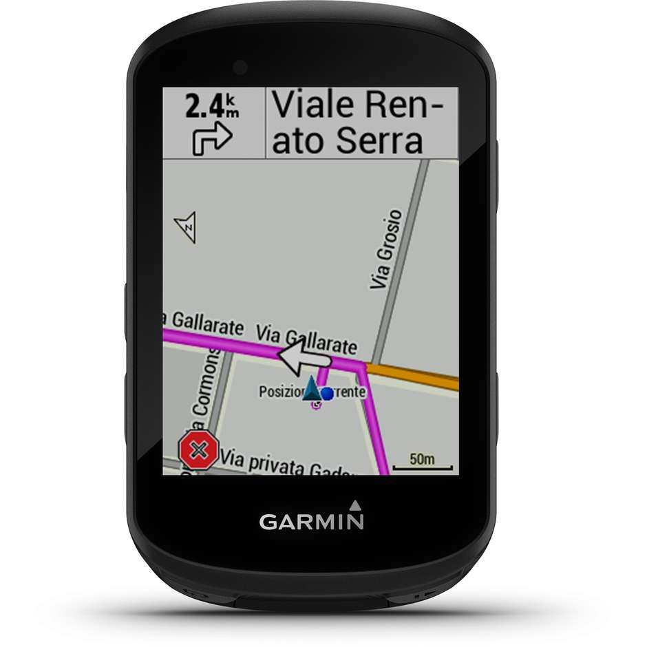 Garmin Edge Ciclocomputer 2.6" GPS Wireless Colore Nero