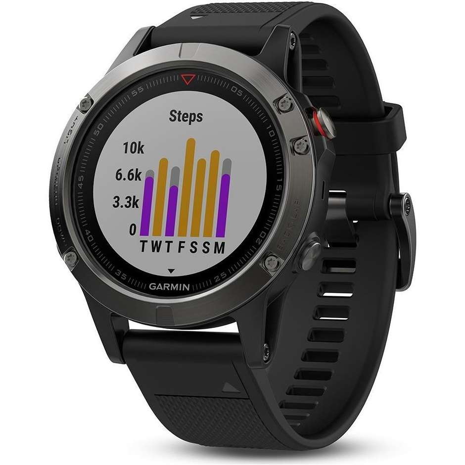 Garmin Fenix 5 Smartwatch 47 mm Bluetooth colore Grigio, Nero