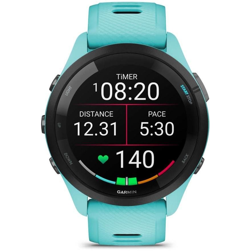 Garmin Forerunner 265 Aqua/Black, orologio GPS AMOLED da 46 mm