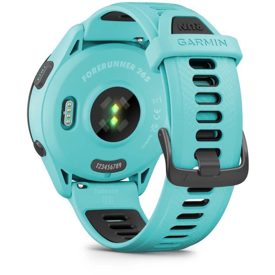 Garmin Forerunner 265 Aqua/Black, orologio GPS AMOLED da 46 mm
