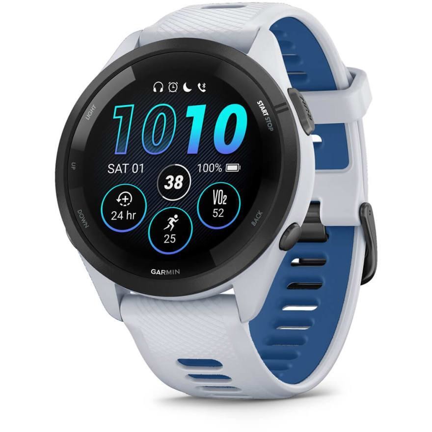 Garmin Forerunner 265 GPS 46mm AMOLED Bianco Pietra/Blu Marea