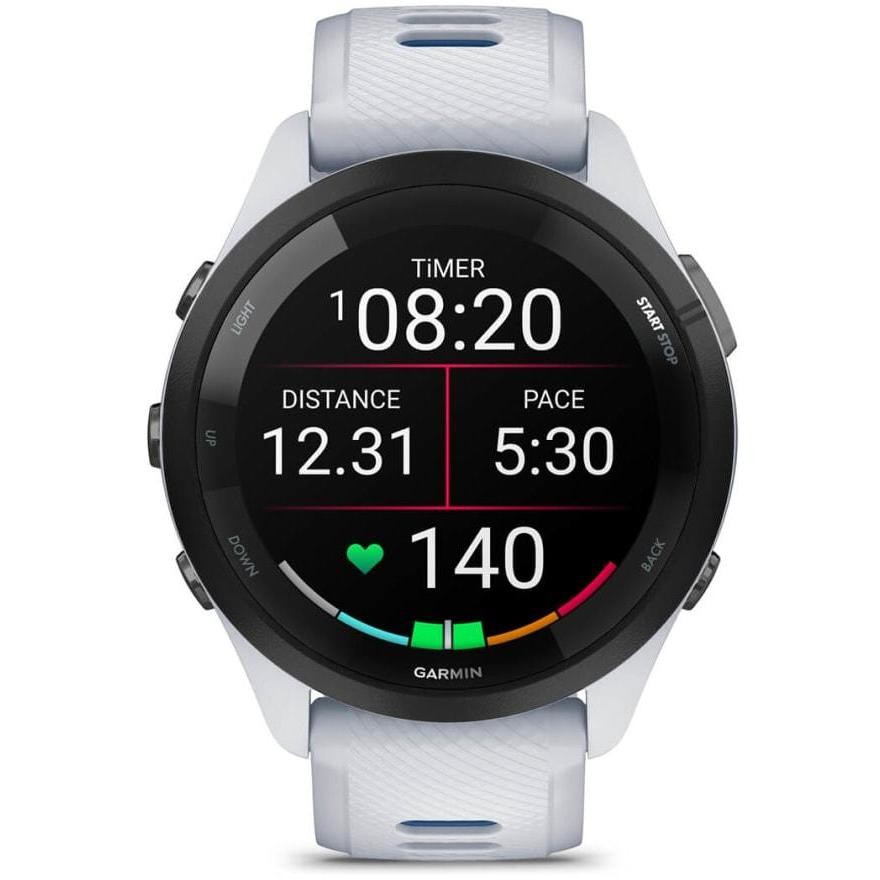 Garmin Forerunner 265 GPS 46mm AMOLED Bianco Pietra/Blu Marea