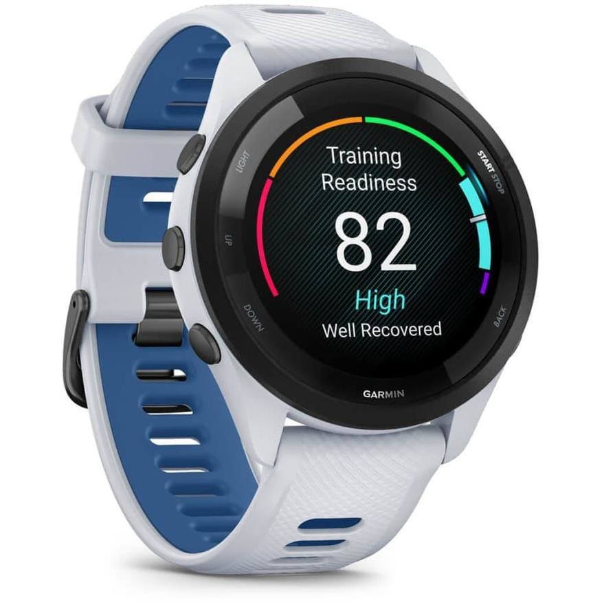 Garmin Forerunner 265 GPS 46mm AMOLED Bianco Pietra/Blu Marea