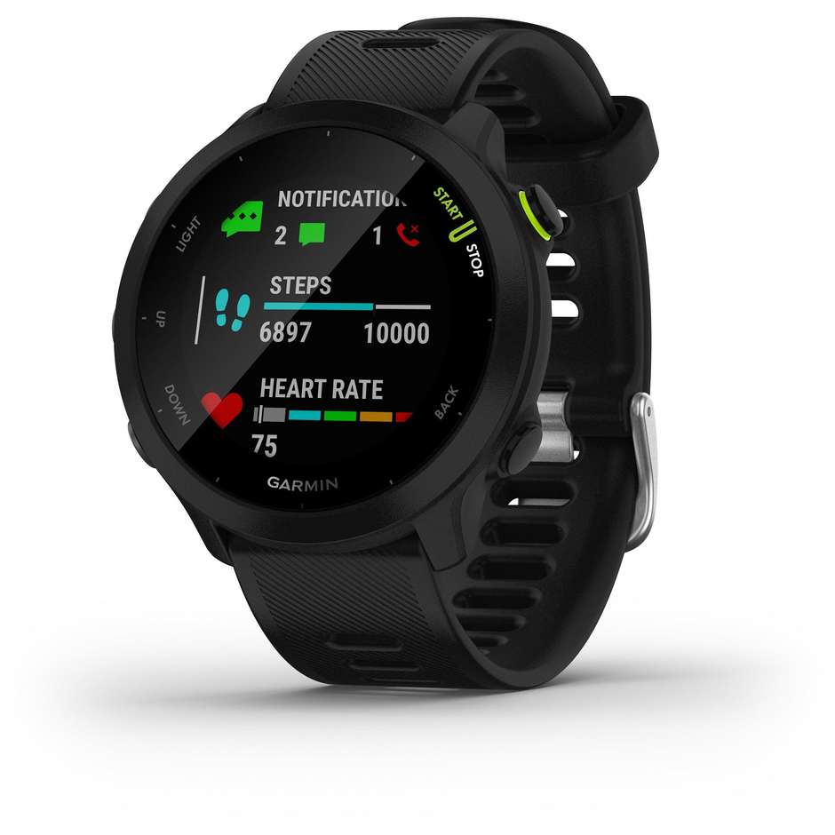 Garmin Forerunner 55 42mm Smartwatch Corsa GPS Bluetooth Colore Nero (010-02562-10)