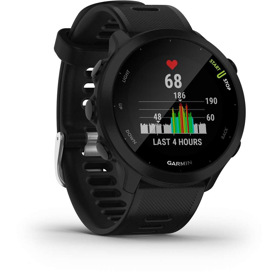 Garmin Forerunner 55 42mm Smartwatch Corsa GPS Bluetooth Colore Nero (010-02562-10)