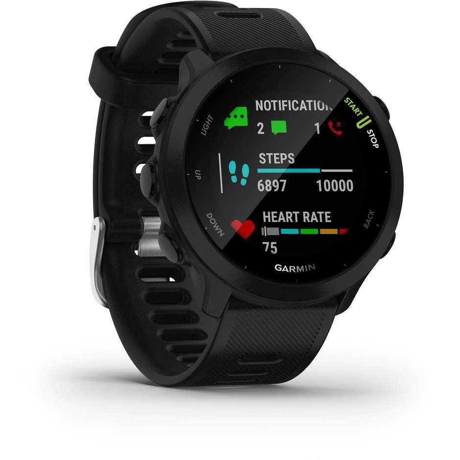 Garmin Forerunner 55 42mm Smartwatch Corsa GPS Bluetooth Colore Nero (010-02562-10)