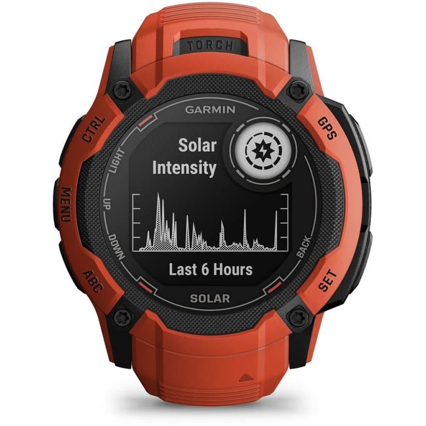 Garmin Instinct 2X Solar GPS 50mm Flame Red