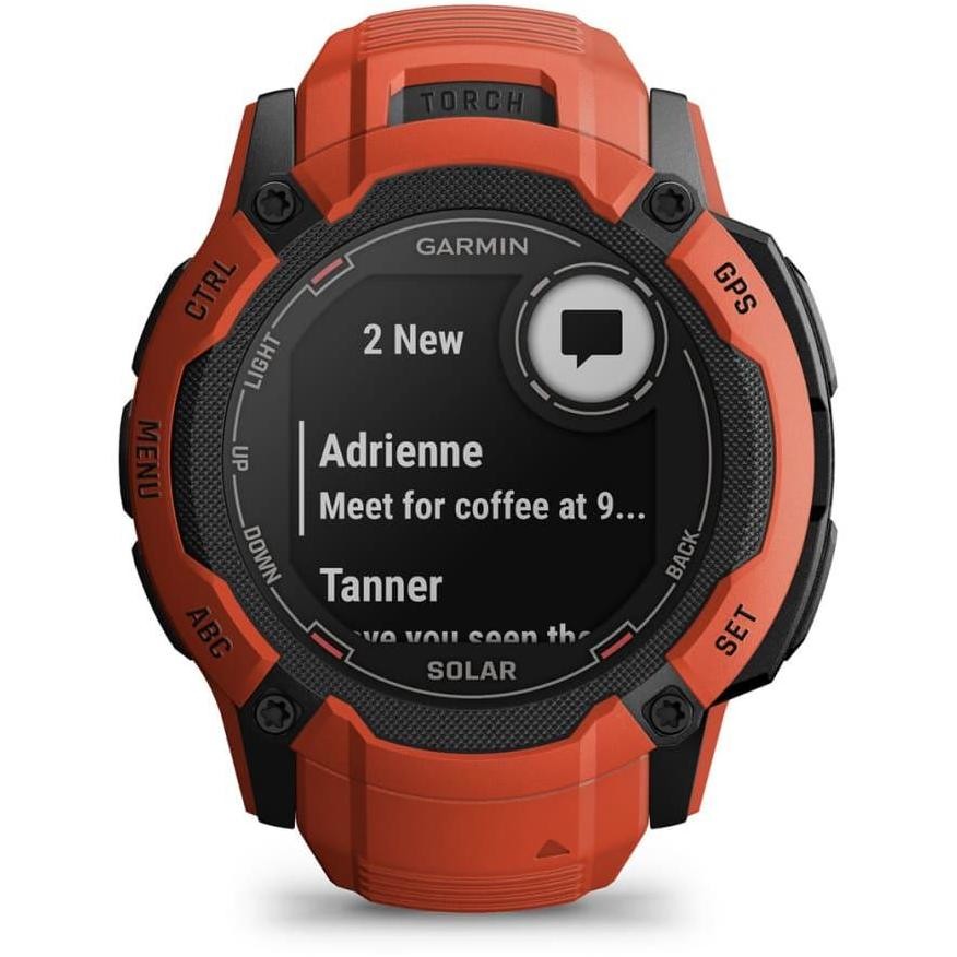 Garmin Instinct 2X Solar GPS 50mm Flame Red