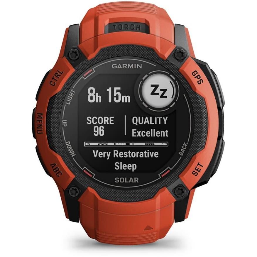 Garmin Instinct 2X Solar GPS 50mm Flame Red