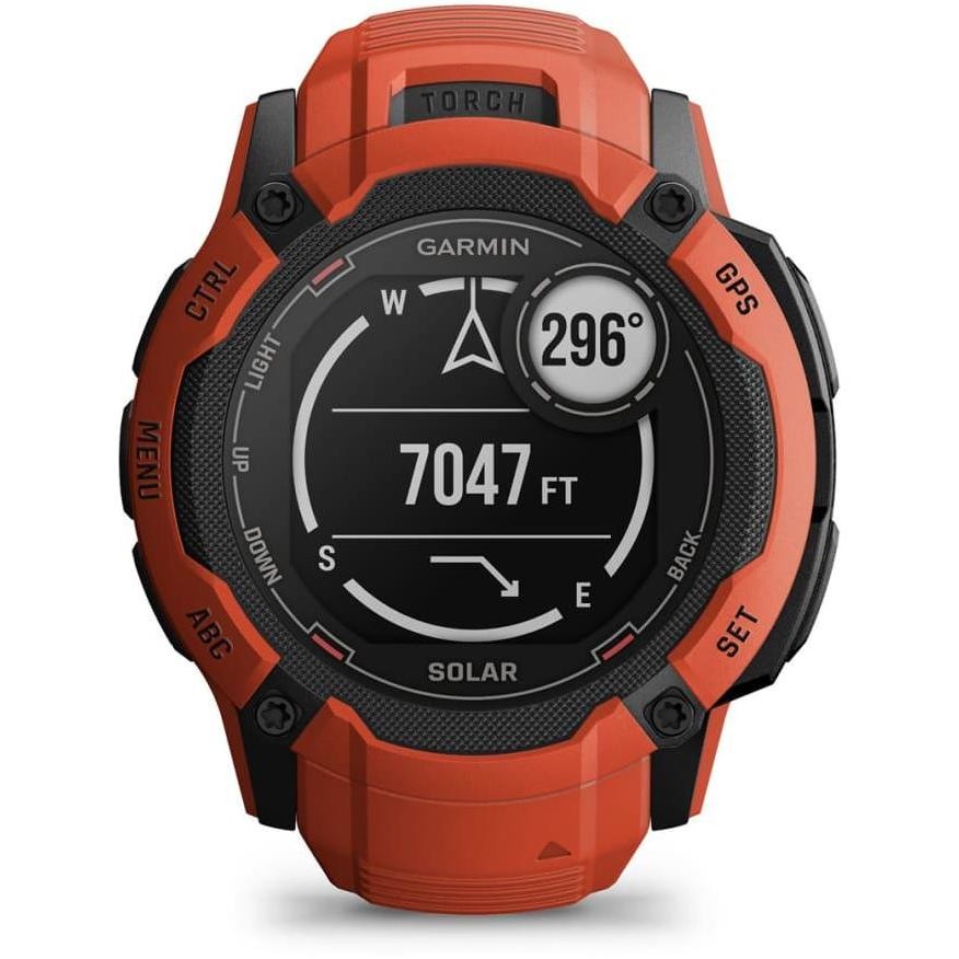 Garmin Instinct 2X Solar GPS 50mm Flame Red