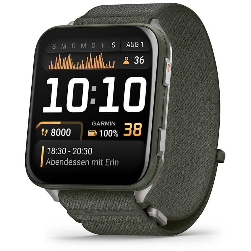 Garmin Venu Sq 2 1.41" Smartwatch AMOLED Ghiera Alluminio GPS Colore Grigio/Ardesia (010-02701-10)