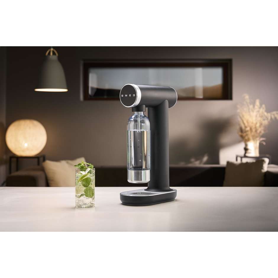 gasatore acqua frizzante nero opaco