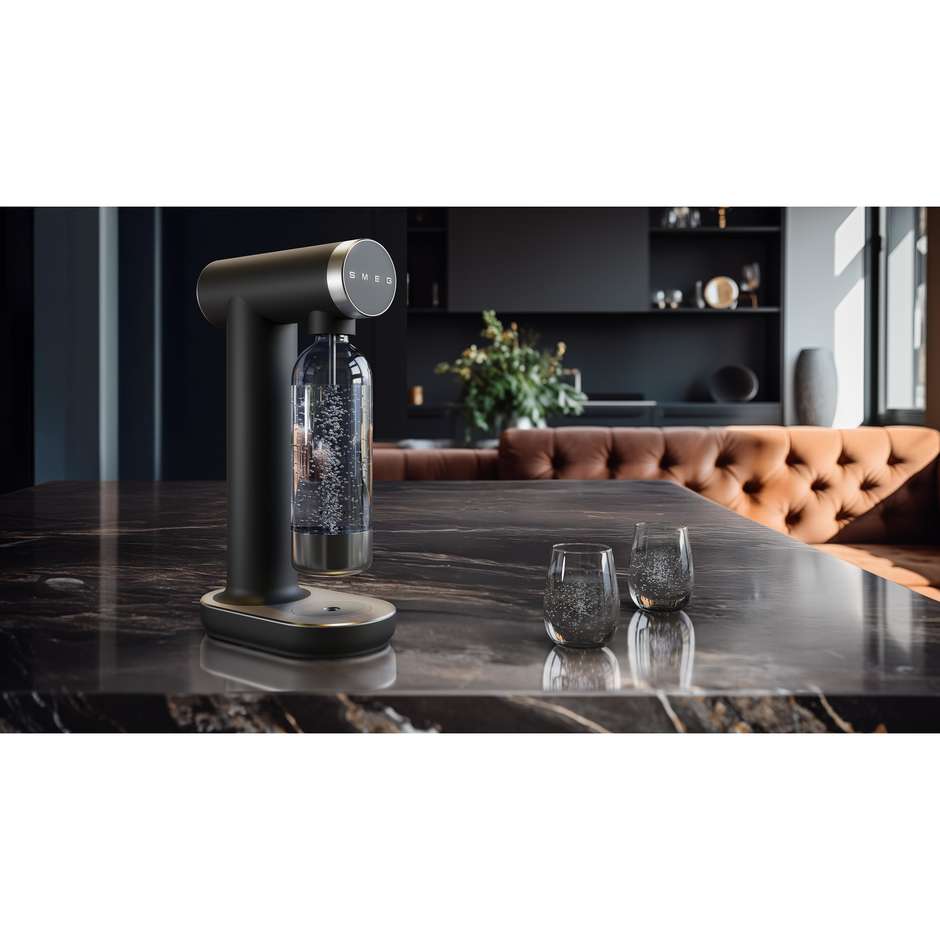 gasatore acqua frizzante nero opaco