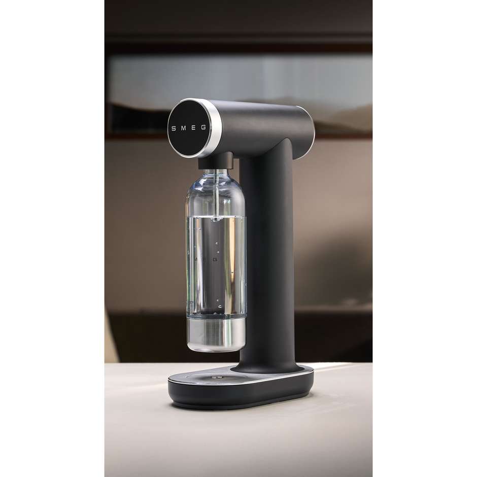 gasatore acqua frizzante nero opaco