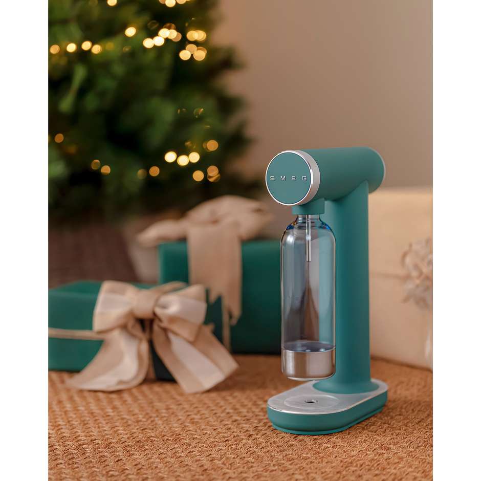 gasatore acqua frizzante verde smeraldo opaco