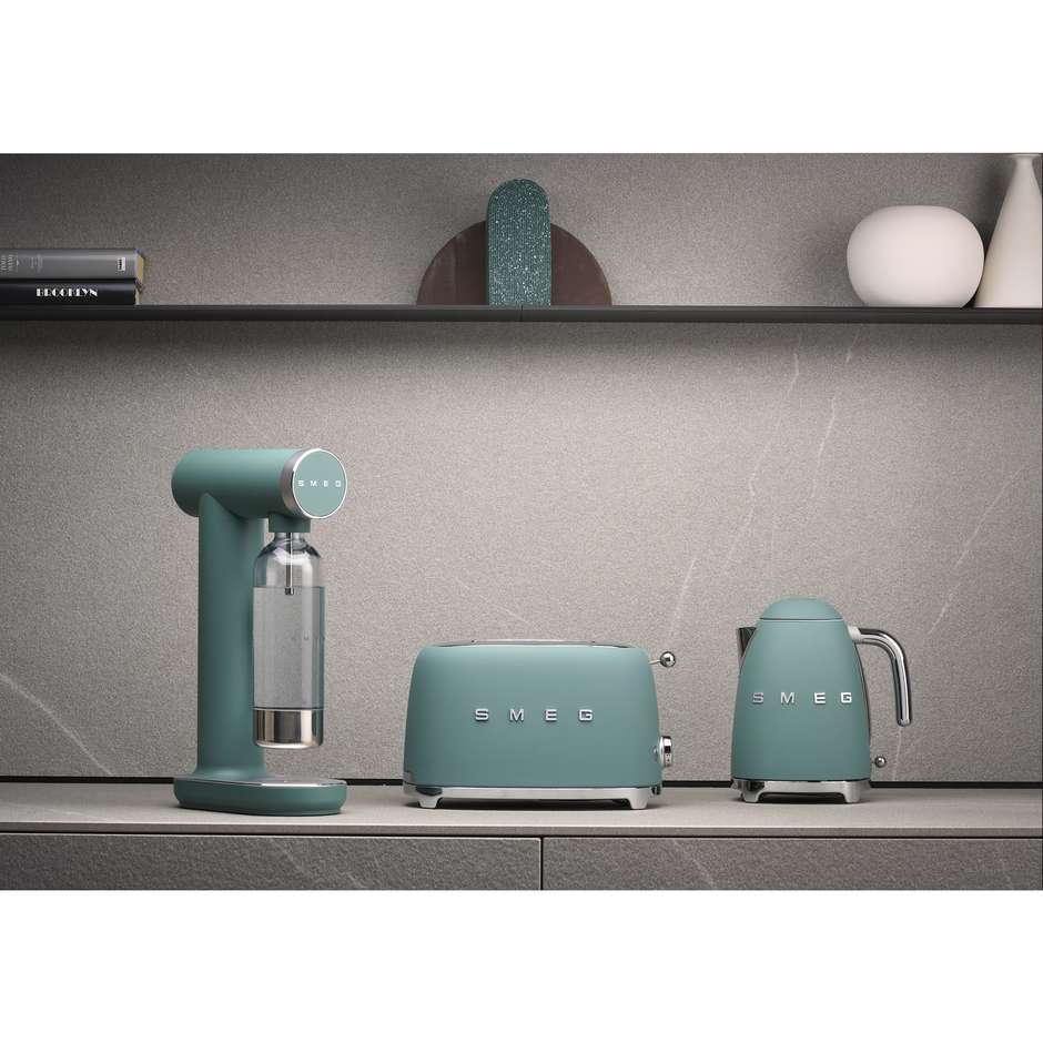 gasatore acqua frizzante verde smeraldo opaco
