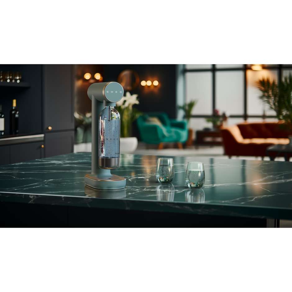 gasatore acqua frizzante verde smeraldo opaco