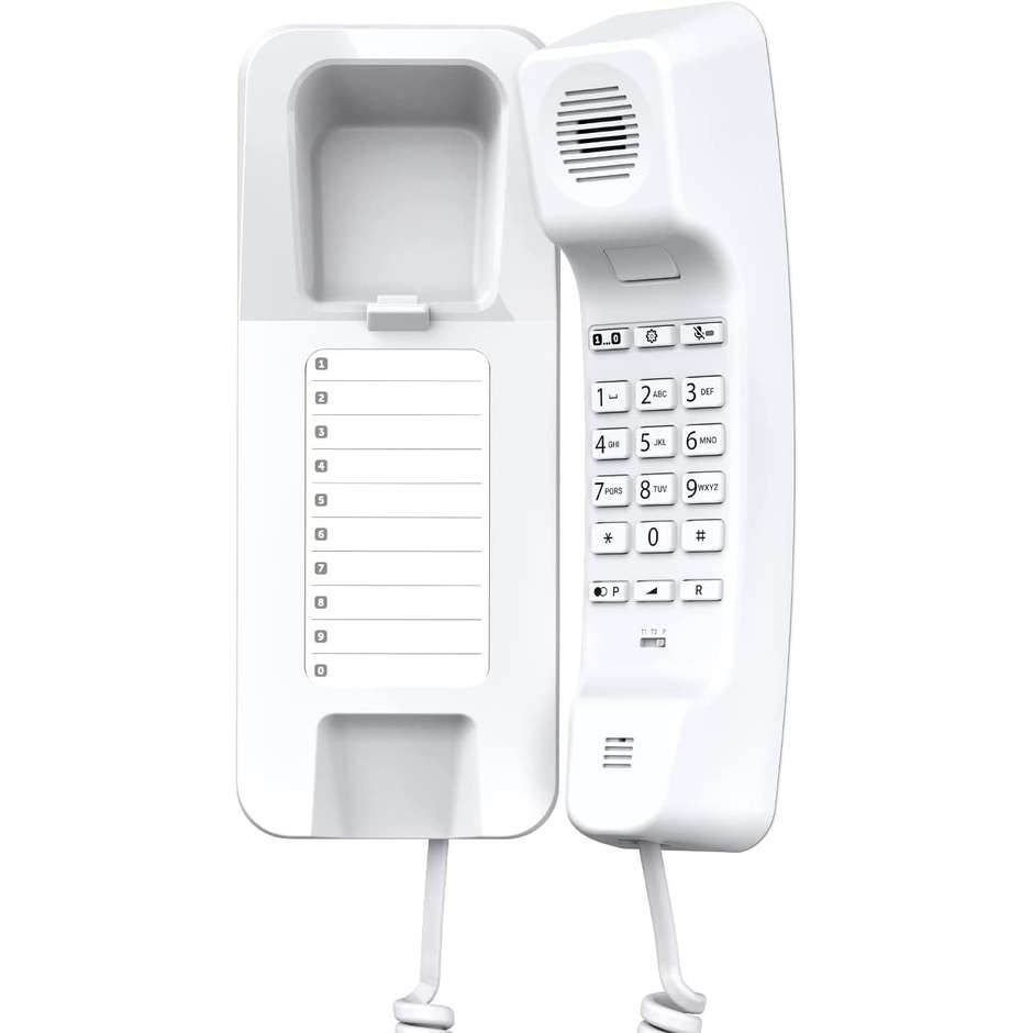 Gigaset DESK 200 Telefono da tavolo e parete 10 Tasti Numerici colore bianco