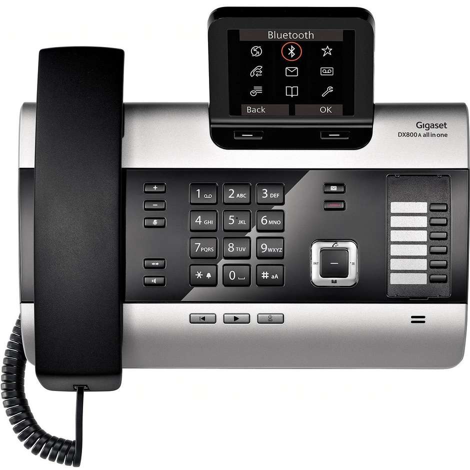 Gigaset DX800A All in One colore Nero,Argento Telefono con filo