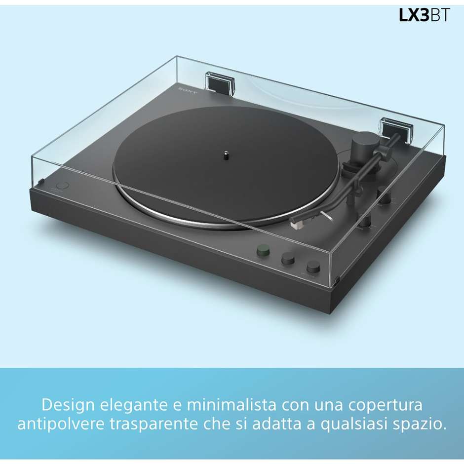 giradischi automativo bt connessione usb type c g