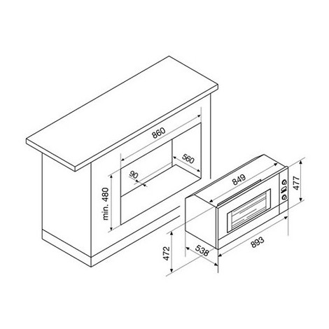 Forno elettrico - GF993IXN - GLEM gas S.p.A. - da incasso / multifunzione