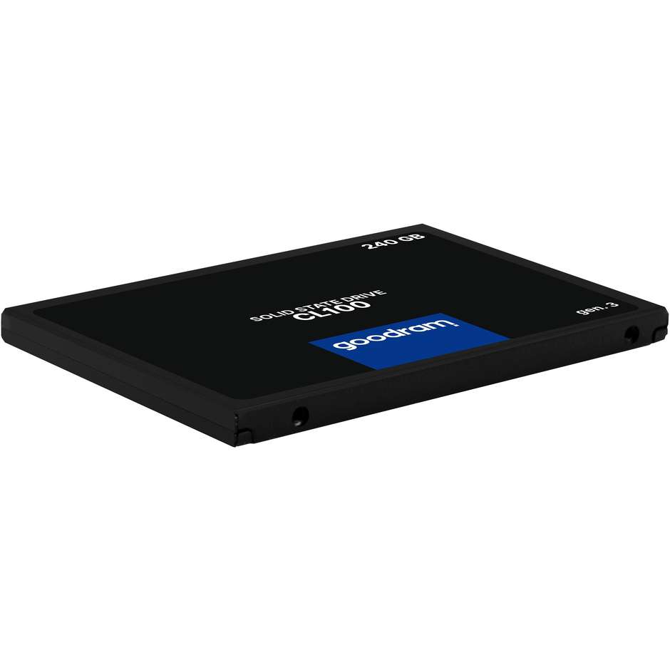 Goodram CL100 Memoria 240 GB 2.5" Gen.3 Serial ATA III 3D NAND Colore Nero