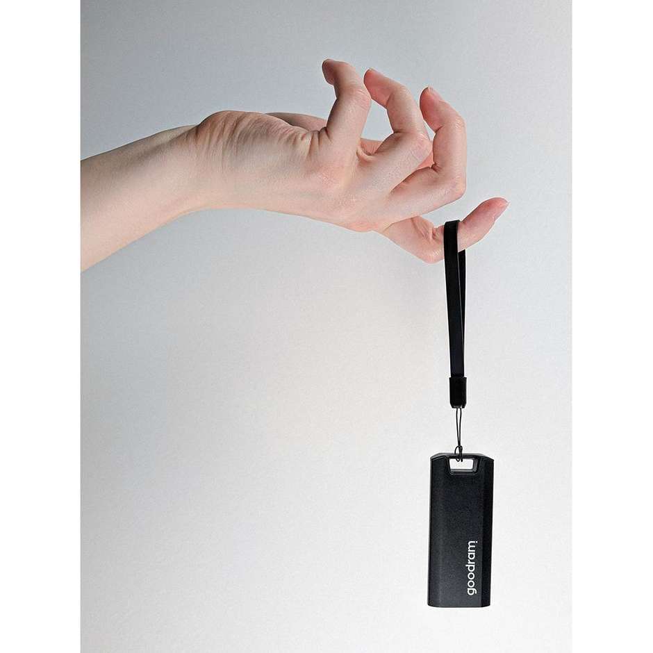 Goodram SSDR-GMRE-01T-K0 SSD Esterno 1TB USB 3.2 Nero
