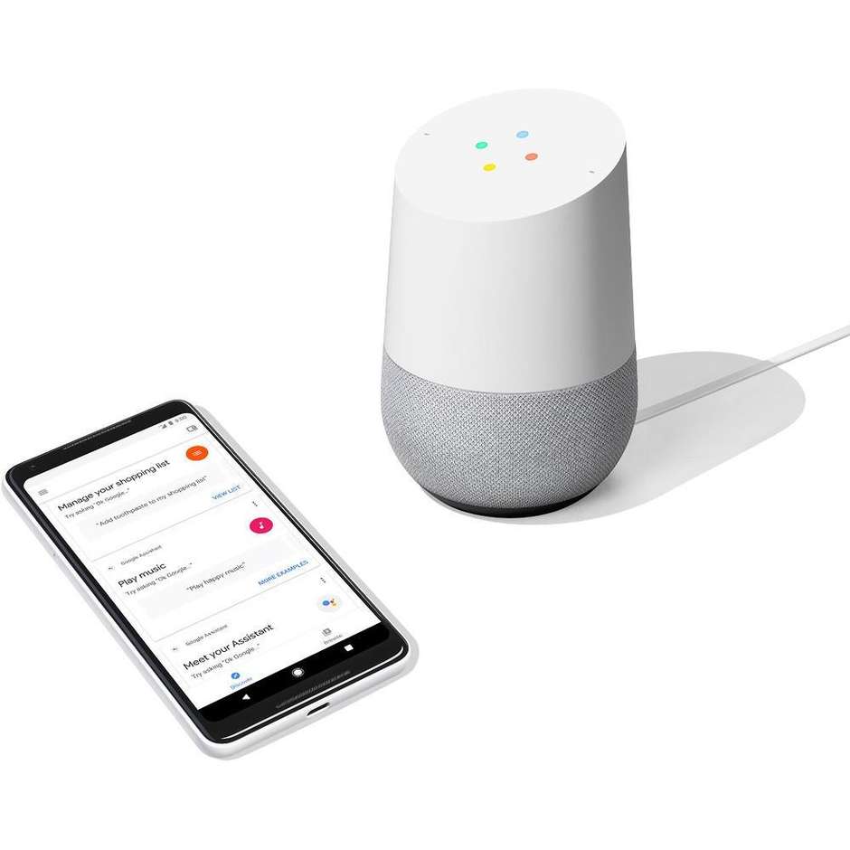 Google GA00341-IT Home speaker Bluetooth colore bianco