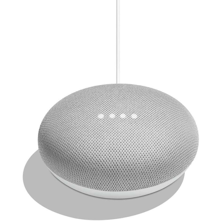 Google Home Mini Speaker con assistente google Wifi USB Android colore Bianco,Grigio