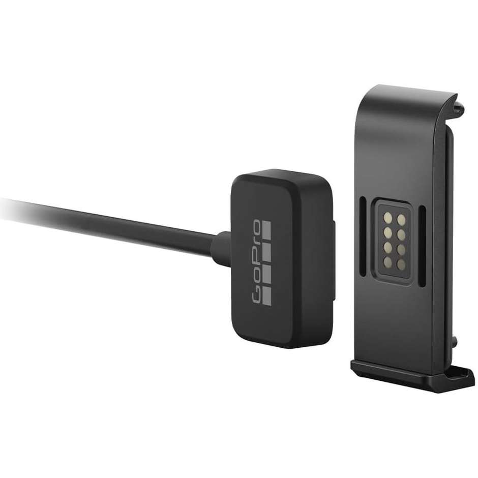GoPro ADCON-001 Contacto Kit Porta Magnetica e Cavo Alimentazione per HERO9/10/11/12 Nero