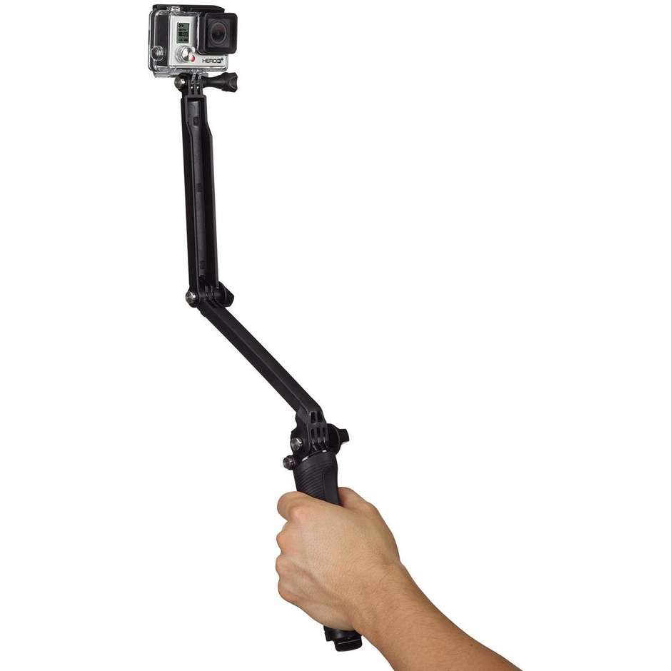 GoPro DK00150114 3-Way sostegno per Impugnatura, braccio e treppiedi colore nero