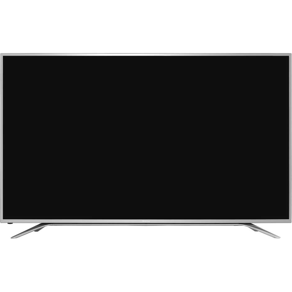 H65M5500 Hisense Tv LED 65" 4K Ultra HD Smart TV Wi-Fi Classe A+ nero, argento
