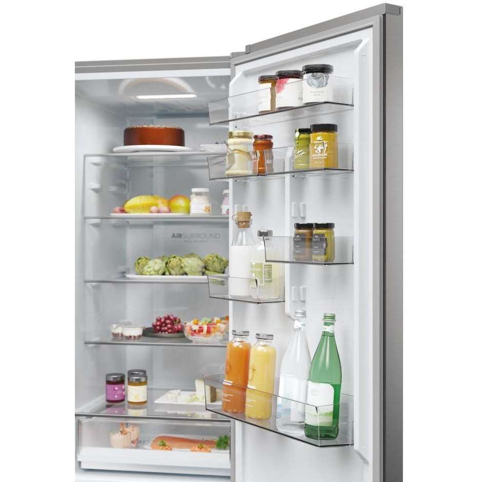 Haier 2D 60 Serie 3 HDPW3620CNPK Frigorifero Libera installazione Capacita 406 L Classe C Colore Acciaio inox