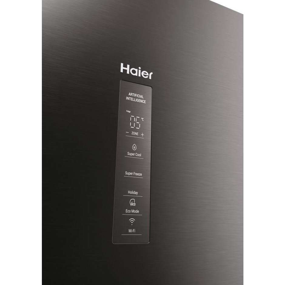 Haier 2D 60 Serie 3 HDPW3620DNPD Frigorifero Combinato Capacita 406 Lt Classe D Colore Acciaio inox