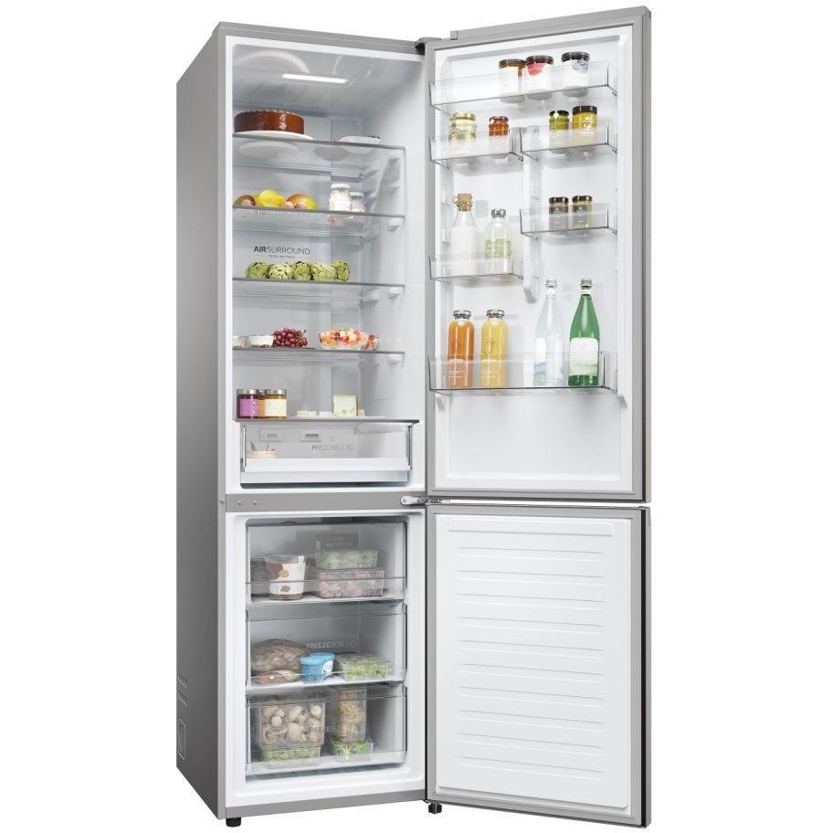 Haier 2D 60 Serie 3 HDPW3620DNPD Frigorifero Combinato Capacità 406 Lt Classe D Colore Acciaio inox
