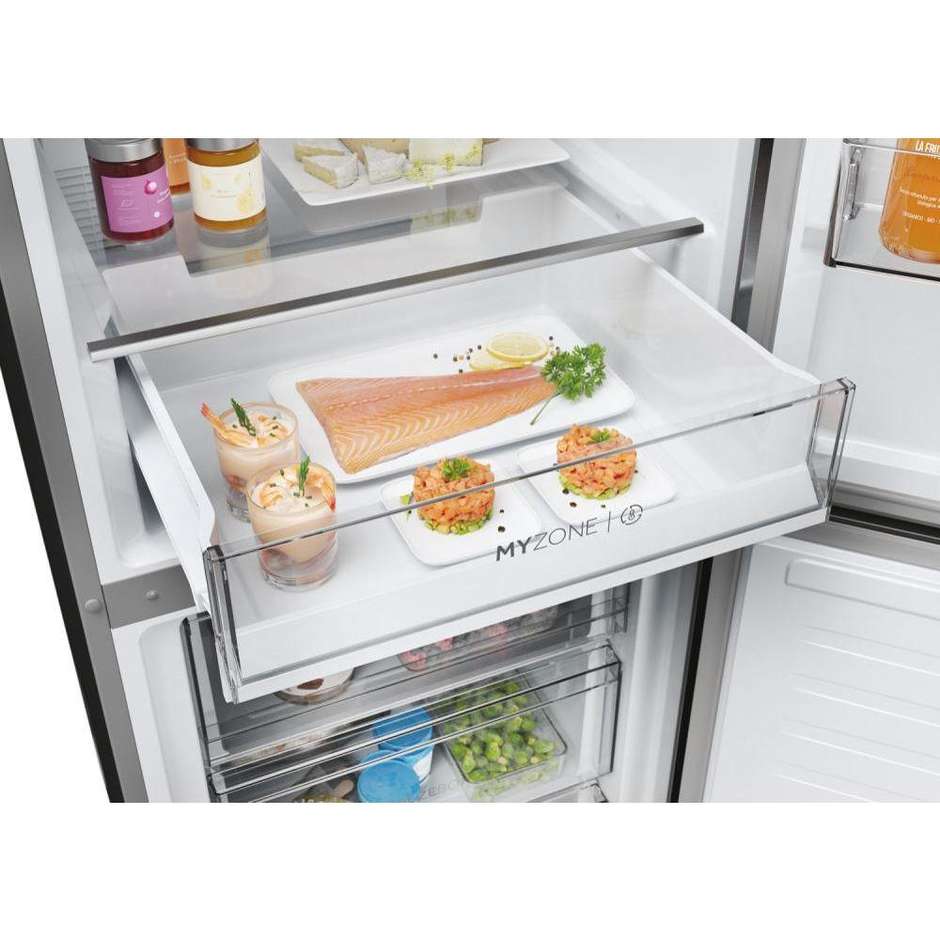 Haier 2D 60 Serie 3 HDPW3620DNPD Frigorifero Combinato MyZone 406 L Classe D Inox