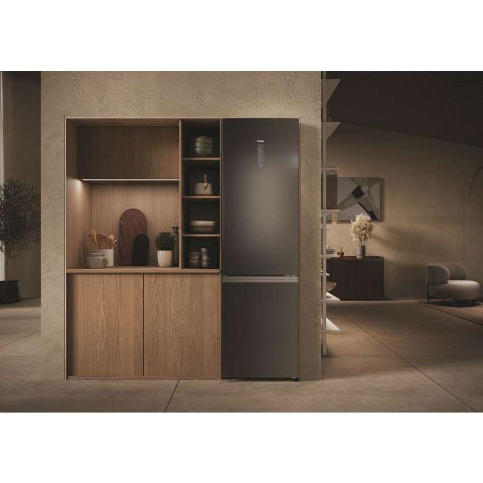 Haier 2D 60 Serie 3 HDPW3620DNPD Frigorifero Combinato MyZone 406 L Classe D Inox