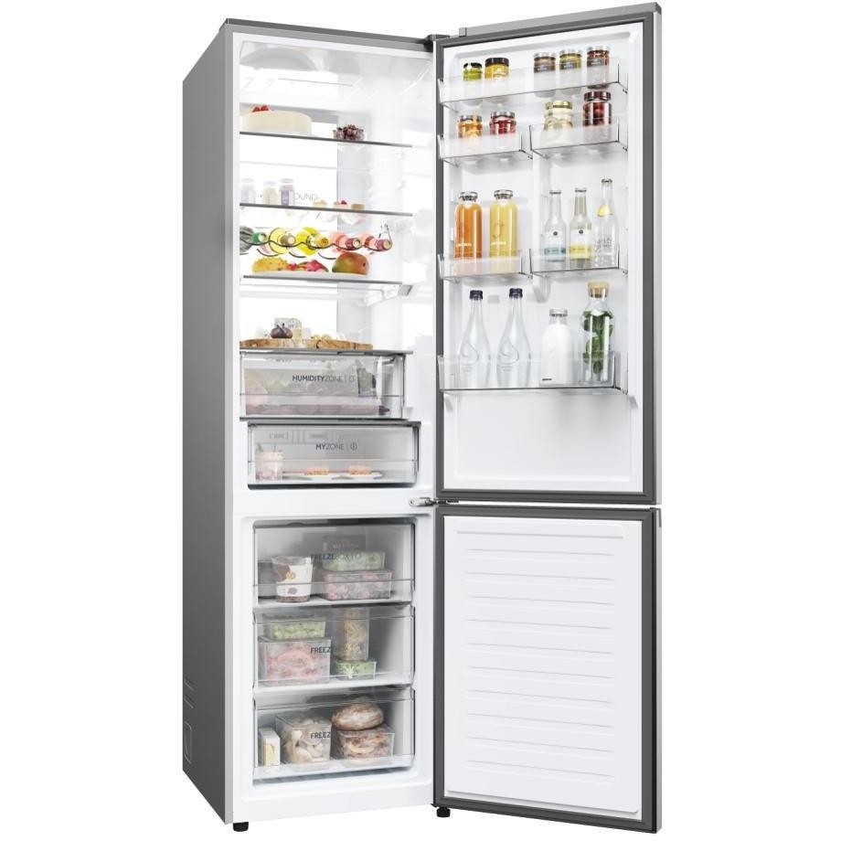 Haier 2D 60 Serie 7 HDPW7620ANPK Frigorifero Combinato MyZone 409 L Classe A Platinum Inox