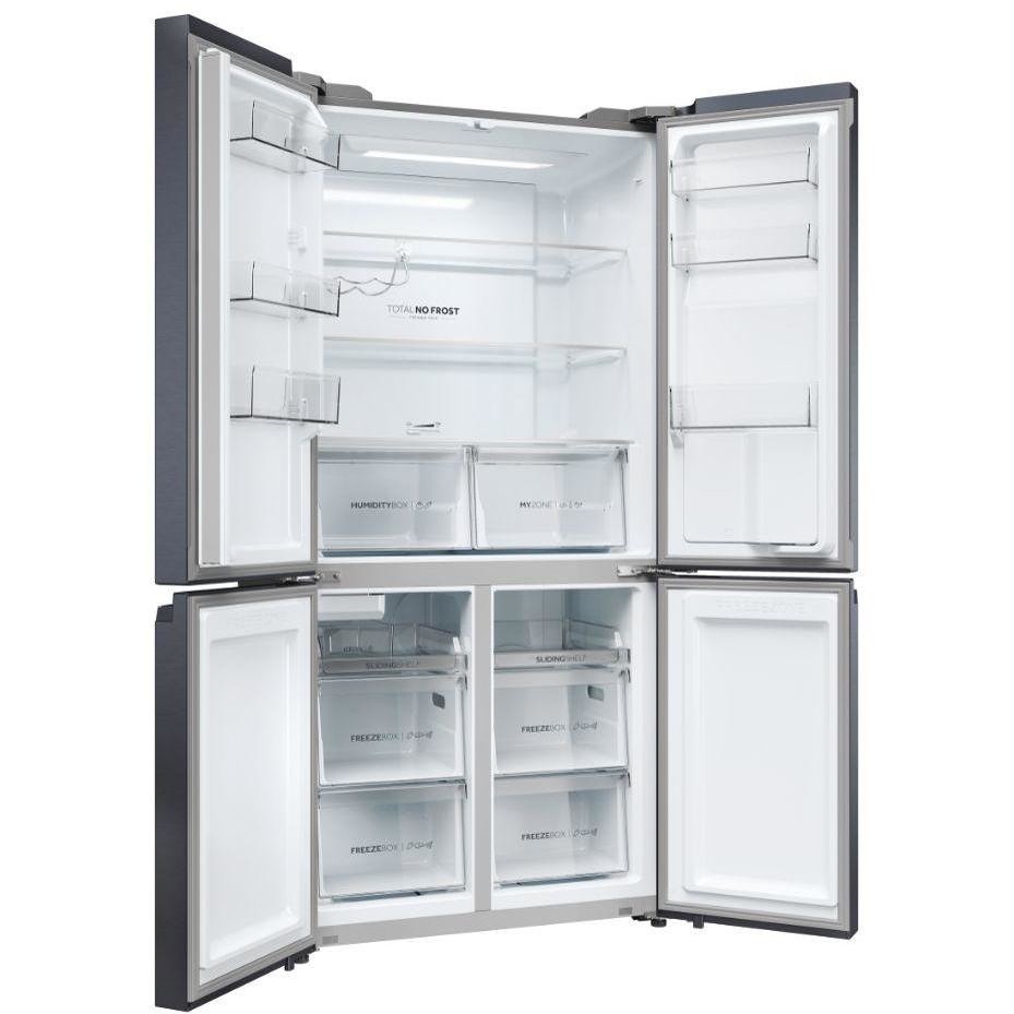 Haier Cube 90 Serie 5 HCR5919EHMB Frigorifero Multidoor SwitchZone 528 L Classe E Black Inox