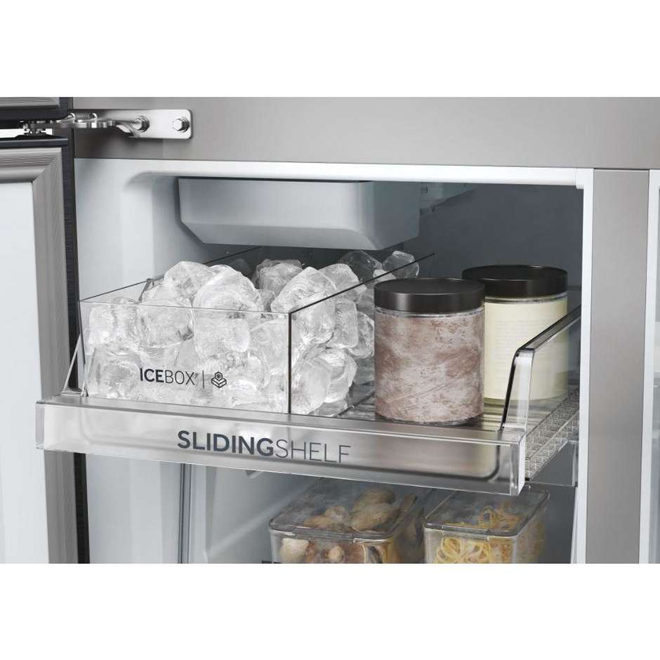 Haier Cube 90 Serie 5 HCR5919EHMB Frigorifero Multidoor SwitchZone 528 L Classe E Black Inox